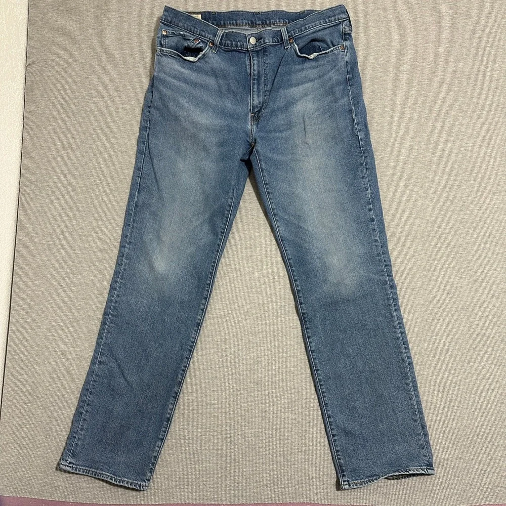 Levi's 514 Straight Fit Jeans Blue Denim Medium Wash Mens‎ Size W38xL33